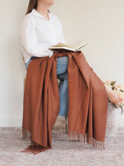 Red Clay Baby Throw