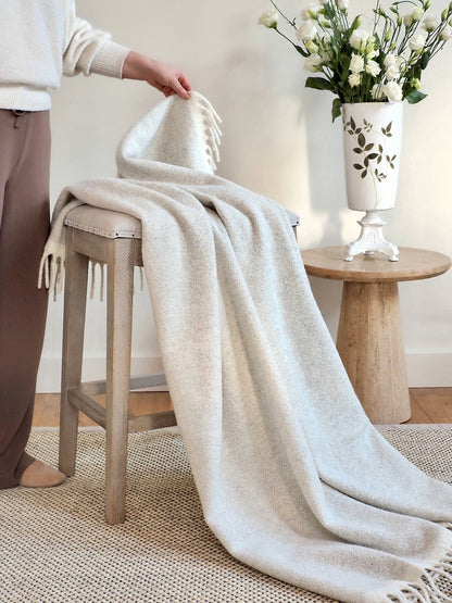 Dover Grey/Ivory Throw