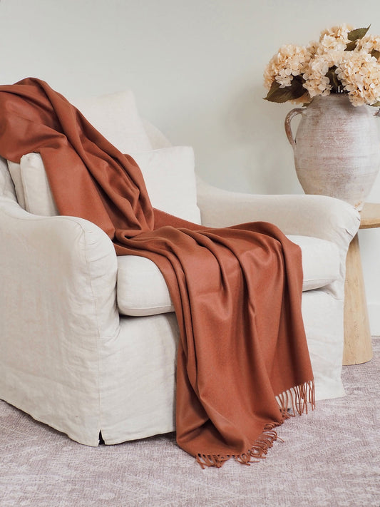 Red Clay Baby Throw