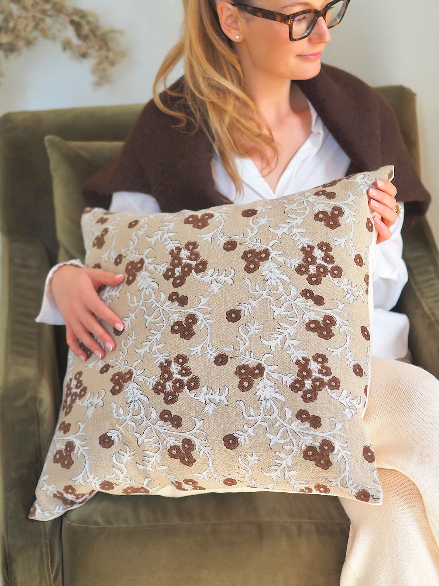 Saffron Pillow | 22x22