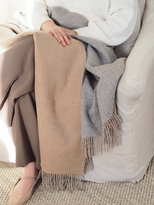 Grey Throw