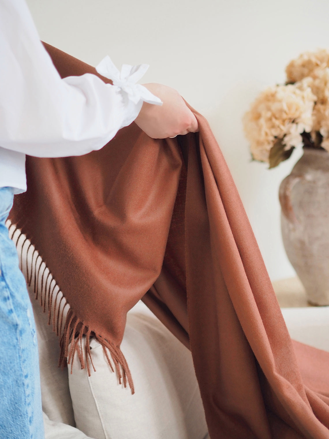 Red Clay Baby Throw