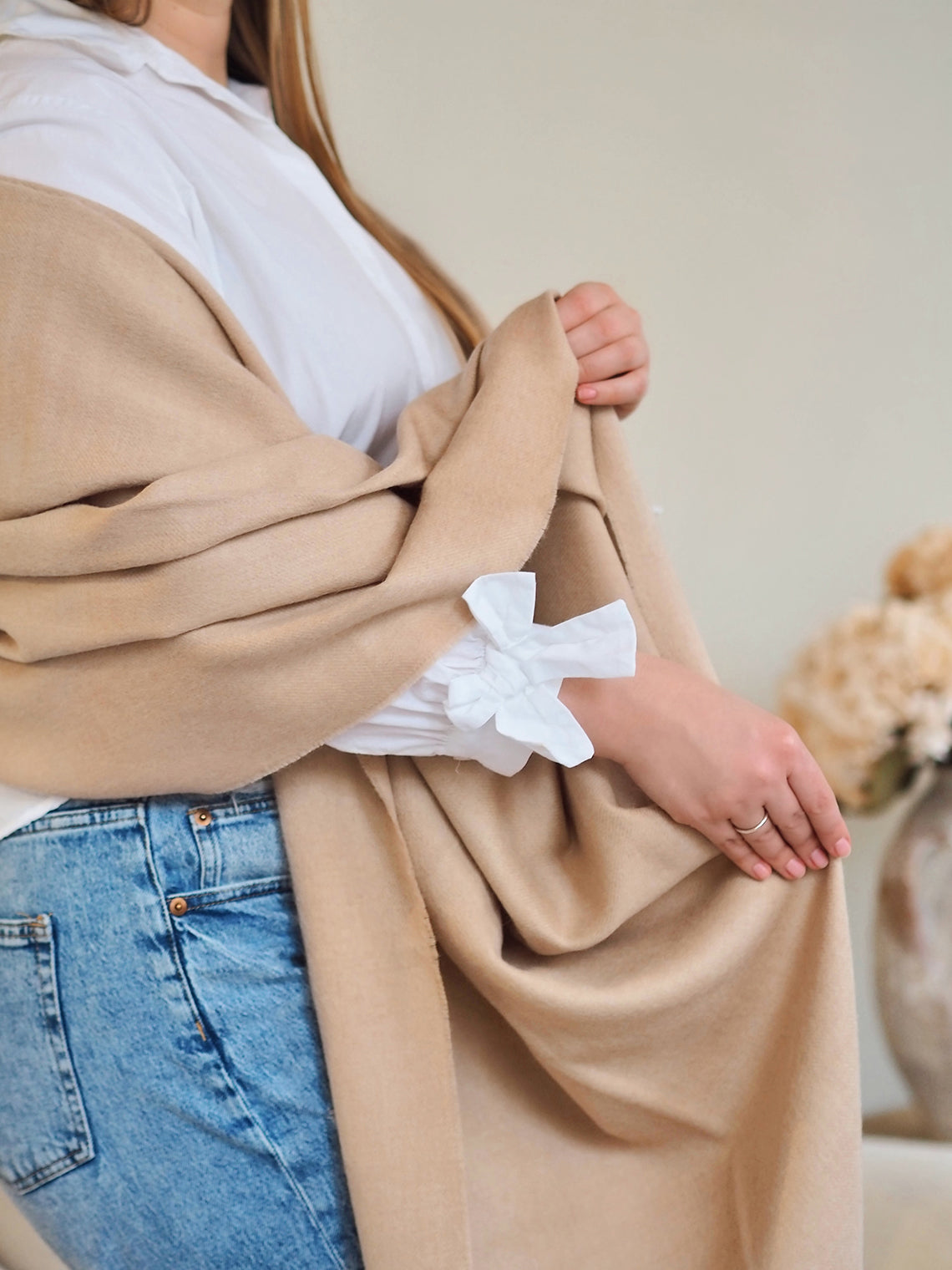 Tan Baby Throw