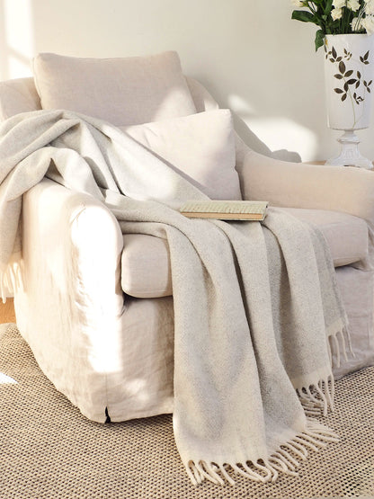 Dover Grey/Ivory Throw
